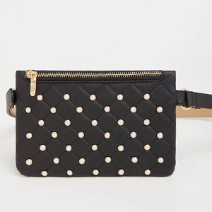 NWT QUILTED PEARL BELT BAG